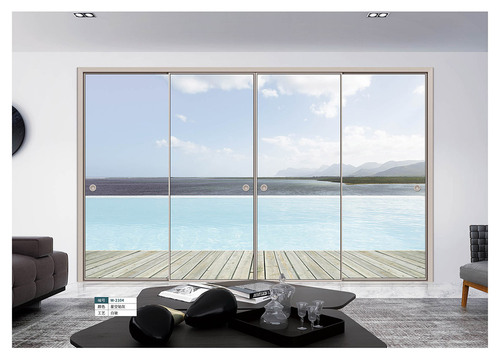 45异形单玻推拉门 (2)